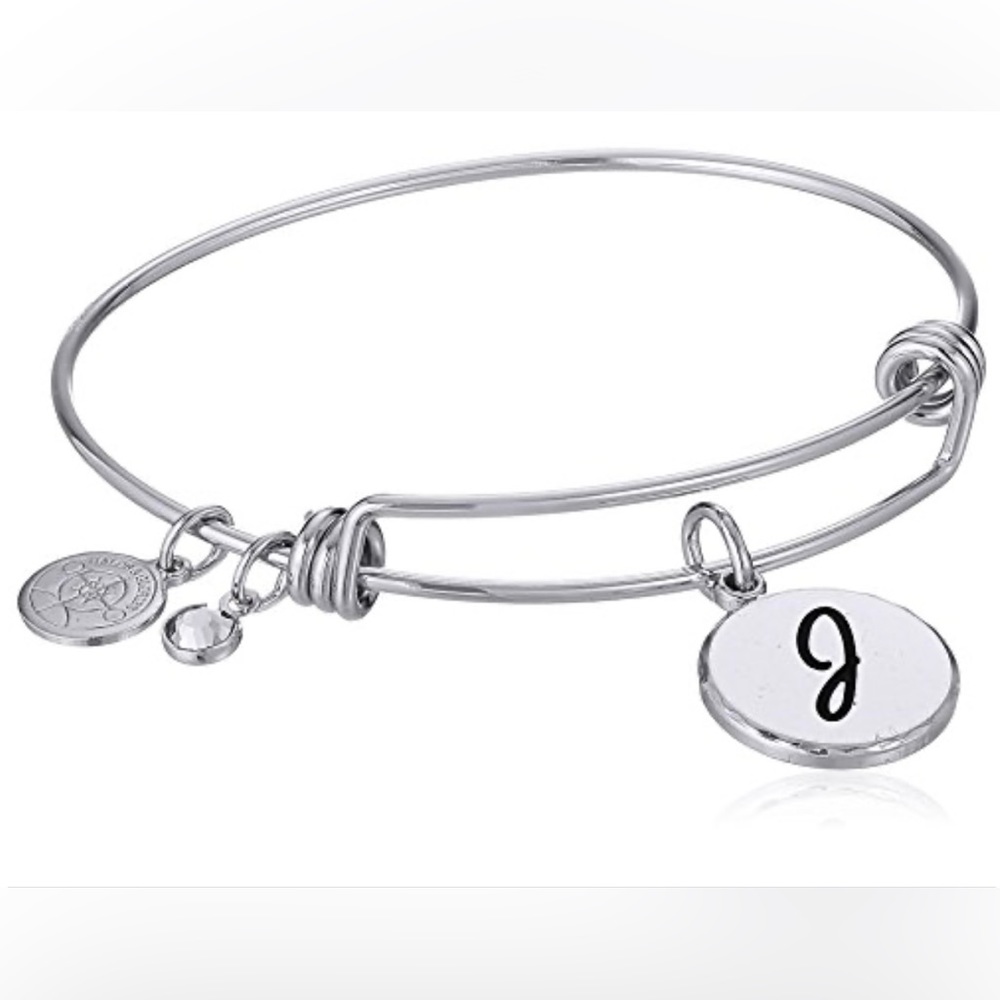 Halo & Glories - Letter J bangle
